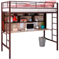 Кровать-чердак Формула мебели Севилья-1.2 /С1/2.4 (коричневый)