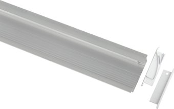 Алюминиевый профиль ЭРА Комплект с врезным анодированным профилем ЭРА 6814 68х14мм 2м