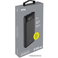 Внешний аккумулятор TFN Slim Duo LCD 10000mAh (черный)