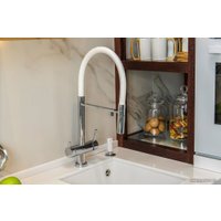 Дозатор для моющего средства Omoikiri OM-02-WH (белый)