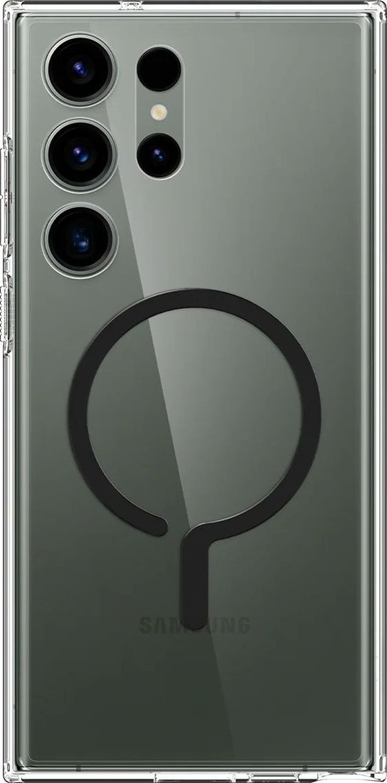 

Чехол для телефона Spigen Ultra Hybrid OneTap Ring для Galaxy S23 Ultra ACS05621 (черный)