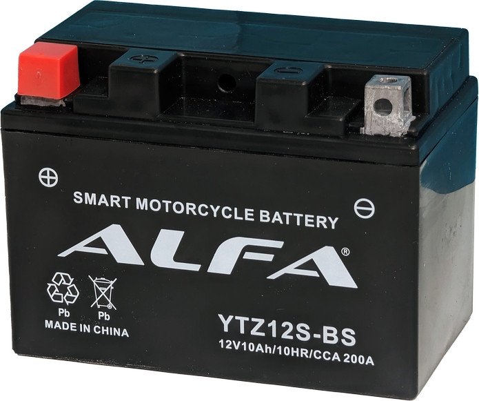 

Мотоциклетный аккумулятор ALFA YTZ12S-BS (10 А·ч)
