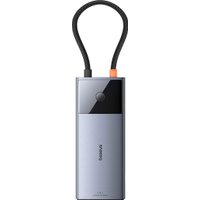 Док-станция Baseus Metal Gleam Series II 6-in-1 USB Hub B00061802813-00