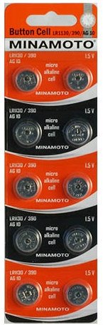 

Батарейка Minamoto LR1130/390/AG10 10BP