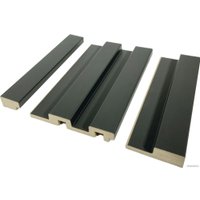 Панель Andlen Decor ПНл-37/ПНп-37 Графит (2800x64x19 мм/2800x32x19мм)