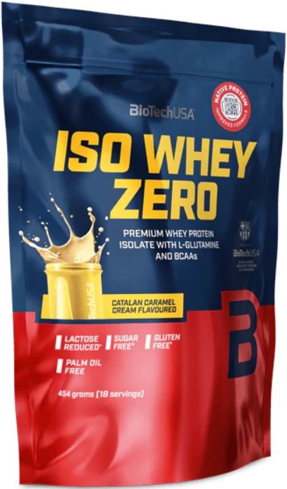 

Протеин сывороточный (изолят) BioTech USA Iso Whey Zero (карамельный крем, 454г)
