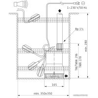 Дренажный насос Wilo Drain TM 32/8-10M
