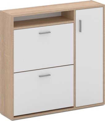 Тумба для обуви Империал Толедо-1 (дуб сонома/белый)