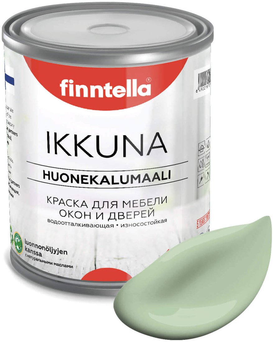 

Краска Finntella Ikkuna Omena F-34-1-1-FL027 0.9 л (зеленый)