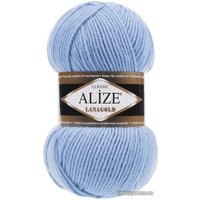 Пряжа для вязания Alize Lanagold 40 (240 м, голубой)
