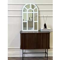 Зеркало eMZe 45x77 UV.ARC.WIND.45.77.BEL (белый с УФ-окантовкой)