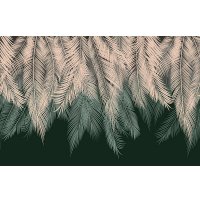 Фотообои Citydecor Пальмовые листья 400x260 бежевый-зеленый