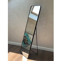 Зеркало eMZe Закругленные углы 45х150 DK0919.CHE (черный)