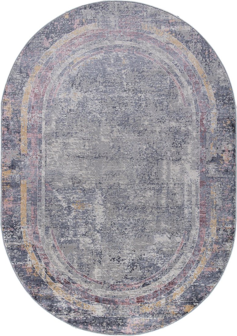 Ковер для жилой комнаты Merinos Zumma F258-OVAL-PINK (2x4)