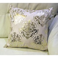 Декоративная подушка Matex Luxury Обои 14-027 (золото/бежевый)