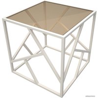 Журнальный столик RasGar Империал РСГР.001.000-0311 (белый/бронза)