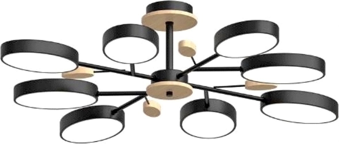 Подвесная люстра LED4U L3221-850 BK