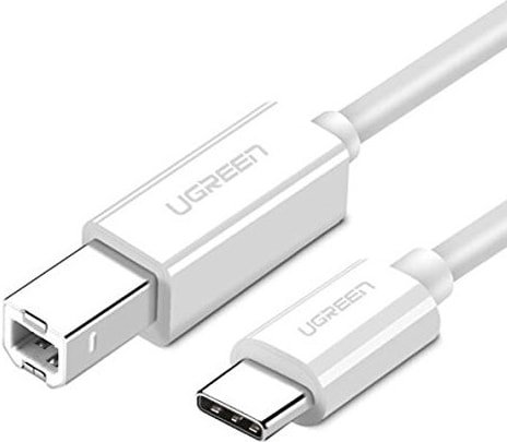 

Кабель Ugreen US241 40417 USB Type-B - USB Type-C (1.5 м, белый)