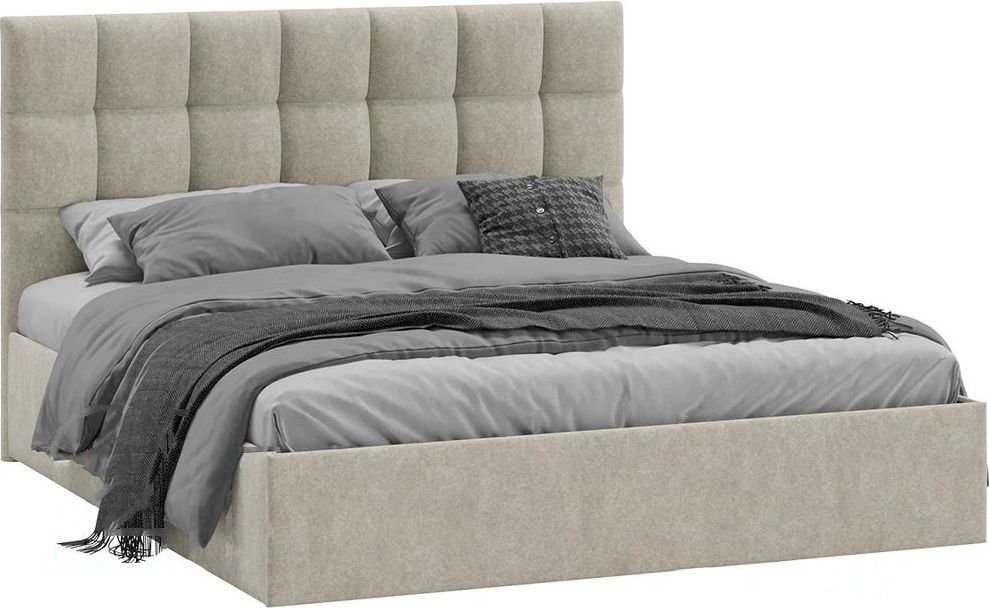 

Кровать Трия Эмбер универсальный тип 1 с ПМ и заглушиной 160x200 (Jercy Cream)