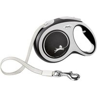 Поводок-рулетка Flexi New Comfort в новом дизайне S лента 5 м (черный)