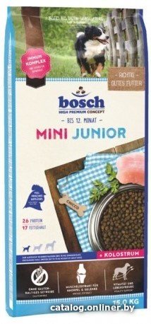 Сухой корм для собак Bosch Mini Junior 15 кг (Мини Юниор)