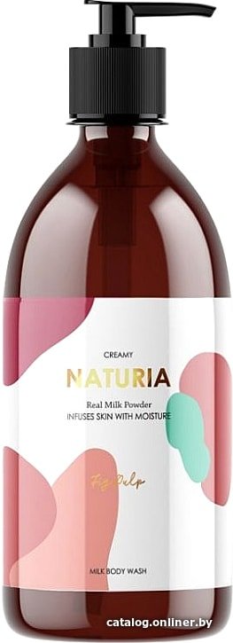 Evas Гель для душа Naturia Creamy Milk Body Wash Fig Pulp 750 мл