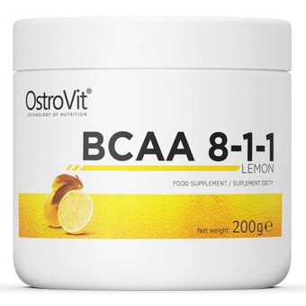 BCAA OstroVit BCAA 8-1-1 (лимон, 200 г)