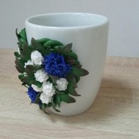 Чашка Лавка Чудес Сердце с Васильками