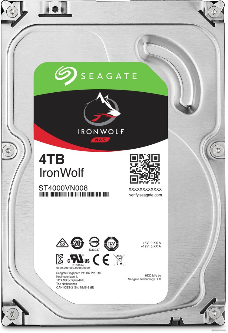 Жесткий диск Seagate Ironwolf 4TB [ST4000VN008]
