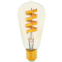 Светодиодная лампочка EKF Connect E27 4.9Вт 2700К ST64 RGB