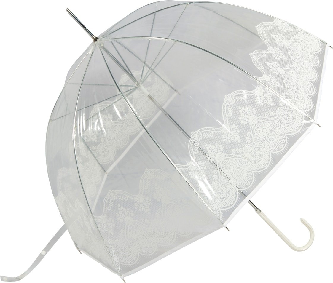 

Зонт-трость Guy De Jean 1215-LM Frivole Tulle Bianco long