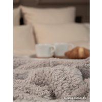 Плед Tex Republic Овчина Однотонный 150x200 93192 (серый) в Борисове