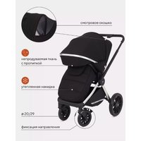 Универсальная коляска Rant MOWbaby Tilda MB064 (2 в 1, черный)