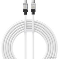 Кабель Baseus CoolPlay Series Fast Charging Data Cable 100W USB Type-C - USB Type-C (2 м, белый)