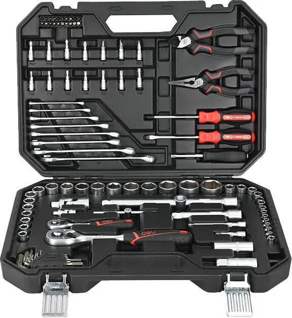 

Универсальный набор инструментов Deli EDQ45100 (100 предметов)