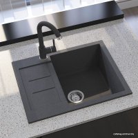 Кухонная мойка Aquasanita Tesa SQT102AW (black metallic 601)