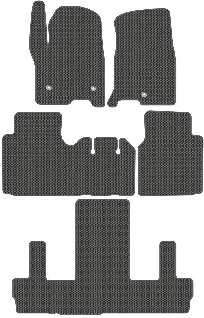 

Комплект ковриков для авто Alicosta GMC Yukon IV (suv / K2UG) 2014 - Н.В. +3 ряд (серый)