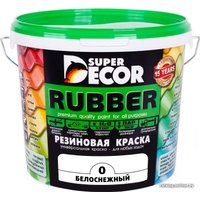 Краска Super Decor Rubber 1 кг (№00 белоснежный)