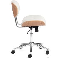 Офисное кресло TetChair Craft (иск. кожа, натуральный/белый) в Солигорске