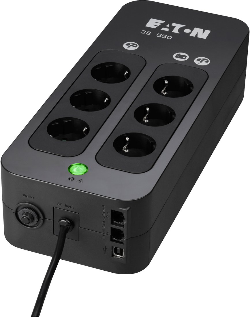 

Источник бесперебойного питания Eaton 3S 550VA (3S550DIN)