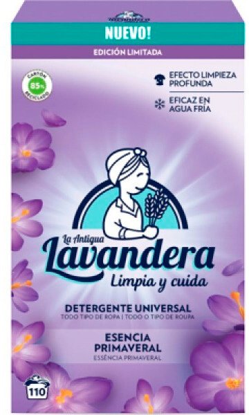 

Стиральный порошок La Antigue Lavandera Esencia Primaveral универсальный (5.5 кг)