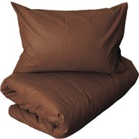 1.5-спальный комплект постельного белья Loon Emily (1.5-спальный, наволочка 50x70, коричневый)