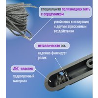 Сушилка для белья Comfort Alumin Group Потолочная 5 прутьев Silver Style 130 см (алюминий)