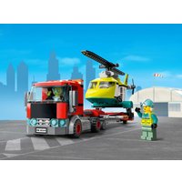 Конструктор LEGO City 60343 Грузовик для спасательного вертолета