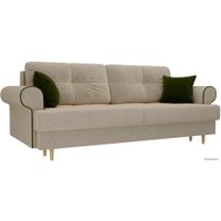 Диван Лига диванов Сплин 101679 (микровельвет, бежевый)