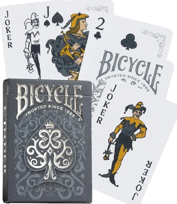 

Игральные карты Bicycle Карты игральные Bicycle Cinder (серебро)