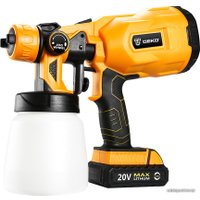 Краскораспылитель Deko DKSG20K2 (с 1-им АКБ)