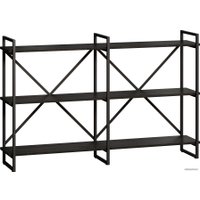 Стеллаж LoftyHome Лондейл Рант 160 1251826 (венге/черный)