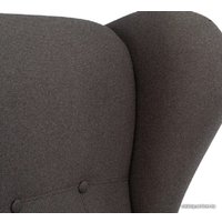 Интерьерное кресло Leset Монтего Milos 20/09 (рогожка, темно-серый)