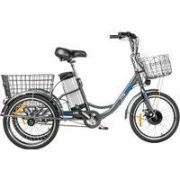 Электровелосипед MyWay Trike 500 20 (17, графитовый матовый)